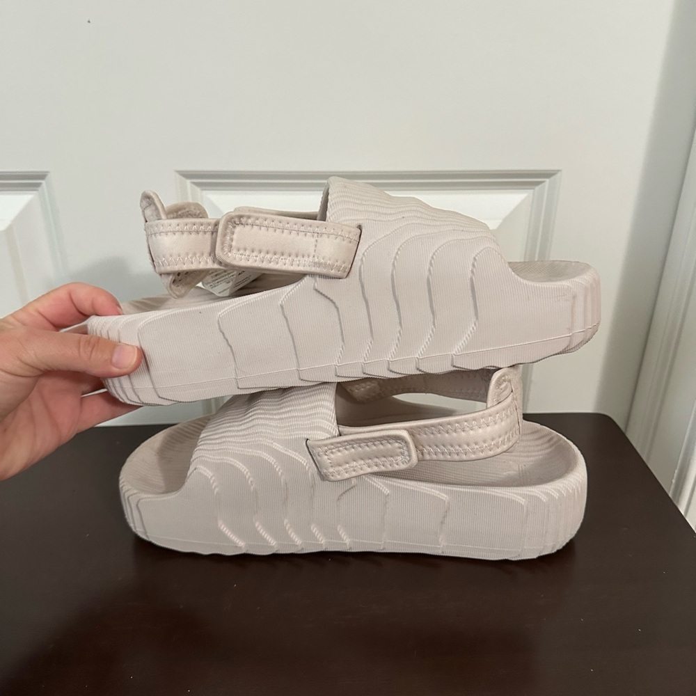 Adidas Adilette 22 XLG Slides Size 10 Shade Putty Mauve - Picture 6 of 10